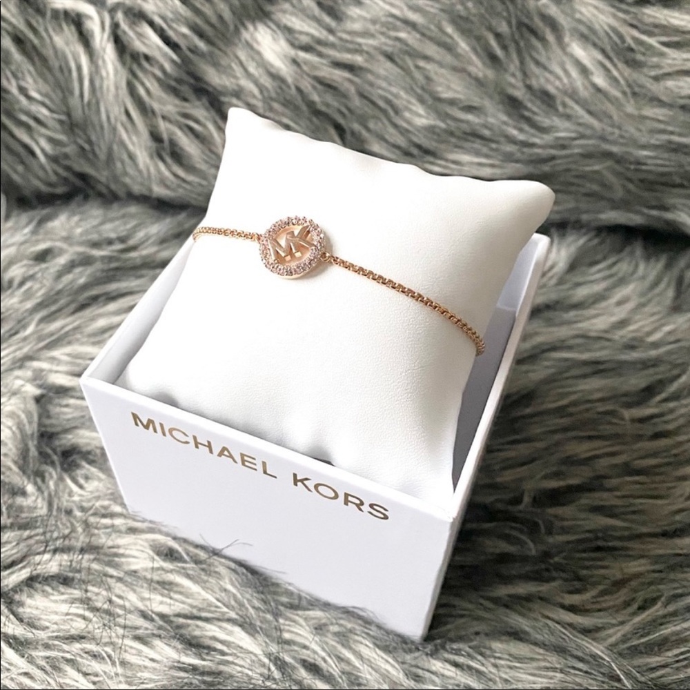 NWT authentic MK rosegold tone bracelet